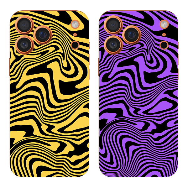 Teste e aplicação das estampas na capa