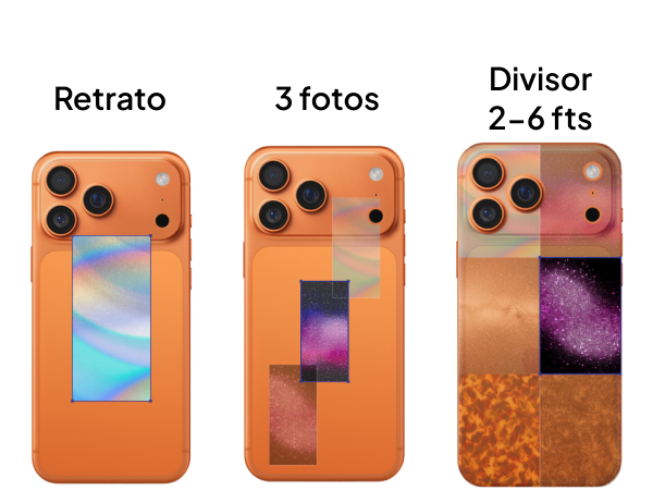 Layouts dinâmicos — 1/2/3/4/6 slots