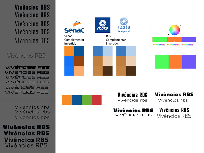 Pesquisa e moodboard do Projeto Vivências