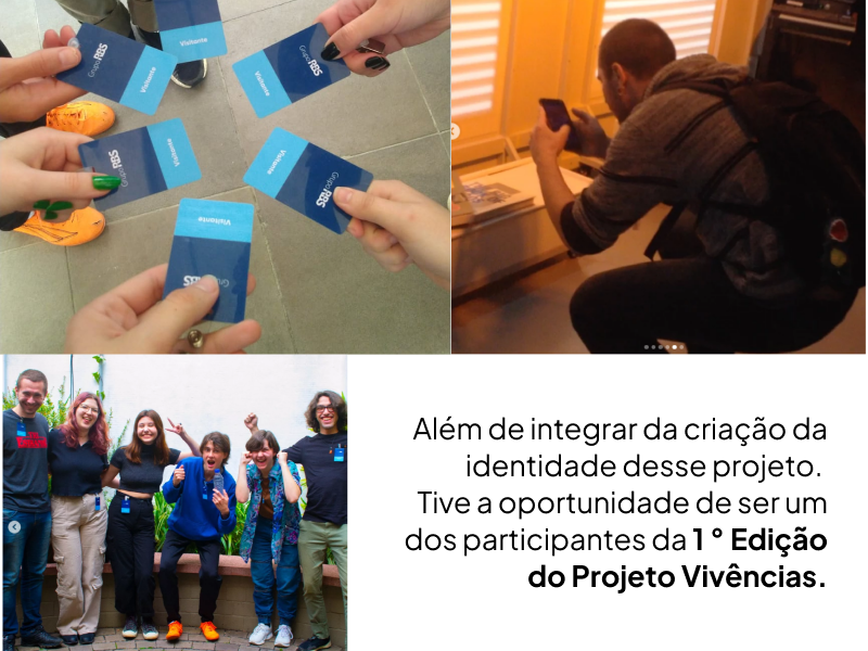 Demonstrativo do Projeto Vivências aplicado em vinheta de TV